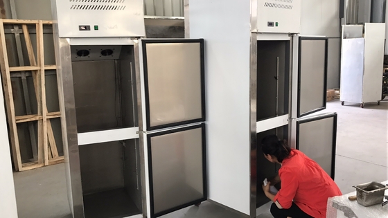 Stainless Steel Double Door Reefer Freezer Freezer