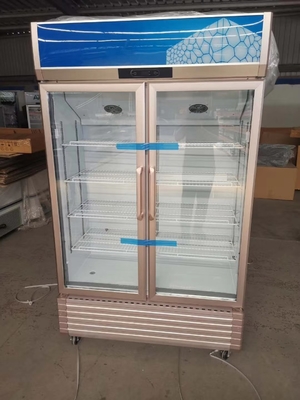 Double door refrigerator Gold series glass door