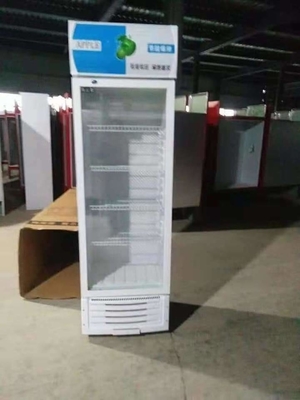 glass display cabinet door gold series vertical refrigerated preservation beverage cabinet